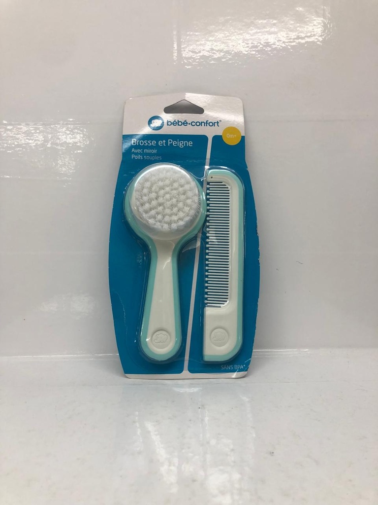 BB CONF BROSSE ET PEIGNE AVEC MIROIR WW TURQOIS 4829
