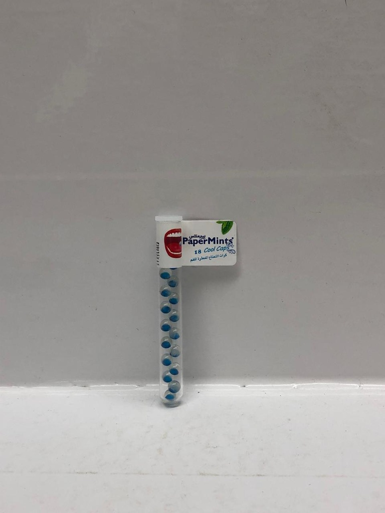 PAPERMINTS COOL CAPS MENTHE BOITE 18U / 2251 