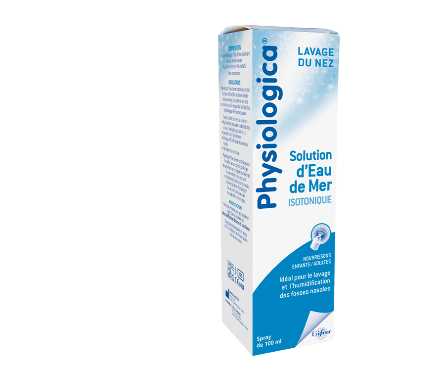 GIFRER PHYSIOLOGICA SPRAY EAU DE MER ISOTONIQUE 100 ML 0113      