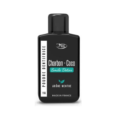 DENTI SMILE BLANCHEUR POUDRE CHARBON COCO MENTHE 15 G 6731