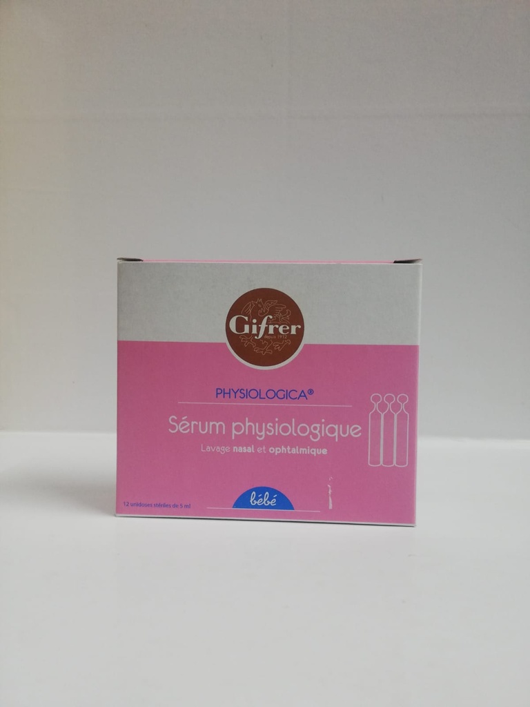 GIFRER SERUM PHYSIOLOGICA BTE X 12 UNIDOSES  2402      