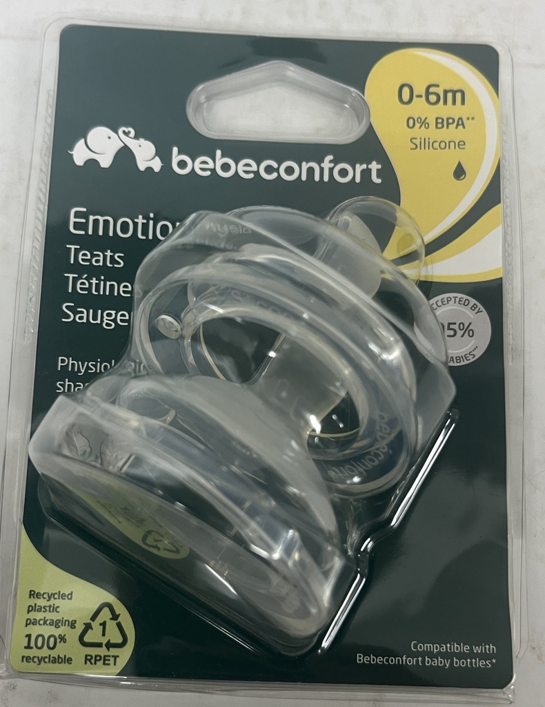 BB CONF TETINES EMOTION PHYSIO S 0M+ SILICONE X2 6906     