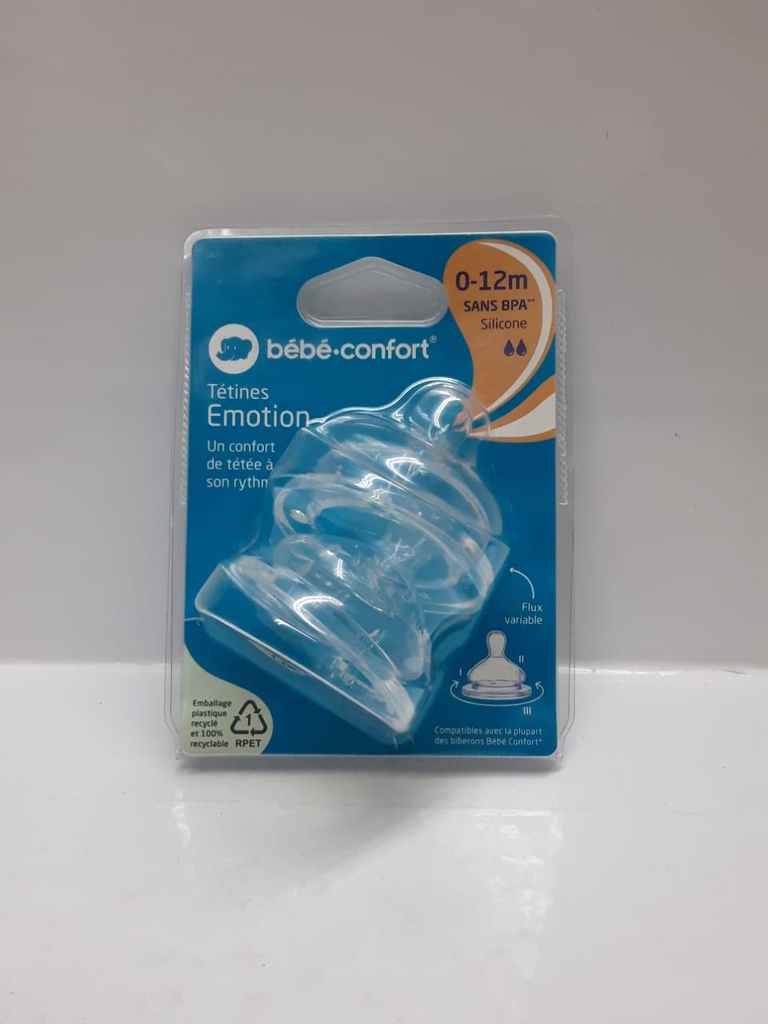 BB CONF TETINES EMOTION T1 3 VITESSES 0-12M SILICONE X2 6982