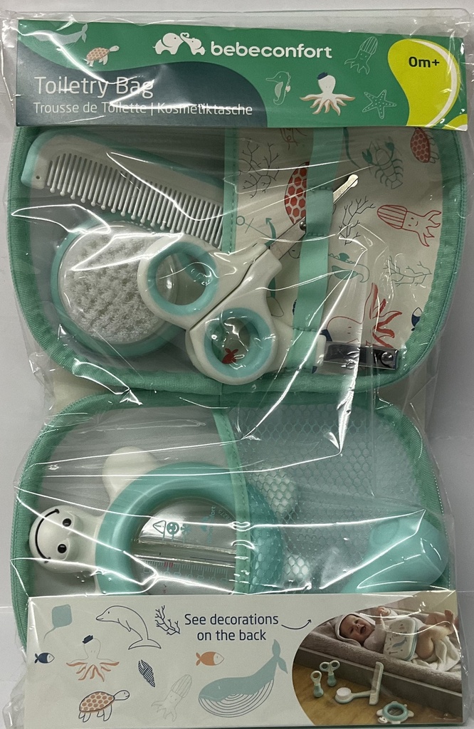 BB CONF SET DE TOILETTE TURQUOISE (ACCESSOIRES : TURQUOISE & BLANC) UNISEXE 7103           