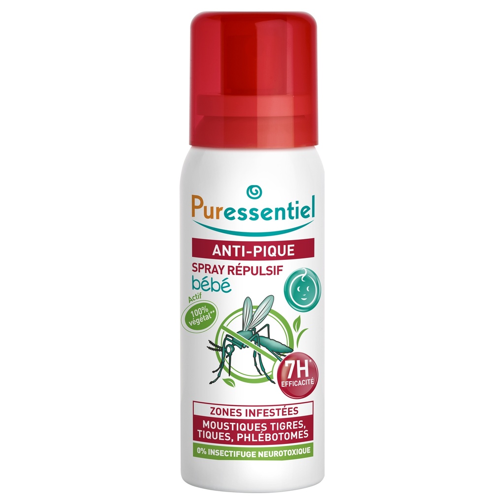 PURESS ANTI PIQUE SPRAY REPULSIF BEBE 60ML 5729     