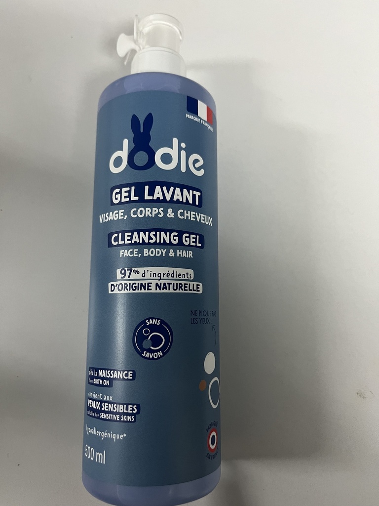 DODIE GEL LAVANT 3 EN 1 FL POMPE 500ML 5418