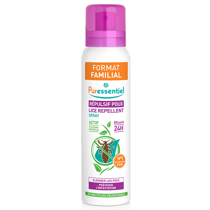PURESS ANTI POUX SPRAY REPULSIF 24H FORMAT FAM 200ML 3388     