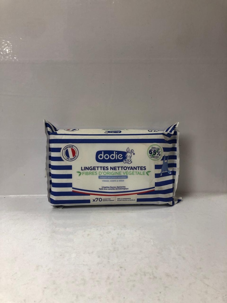 DODIE LINGETTES NETTOY DERMO APAISANTES 3 EN 1 X 70 6392/1581/8702