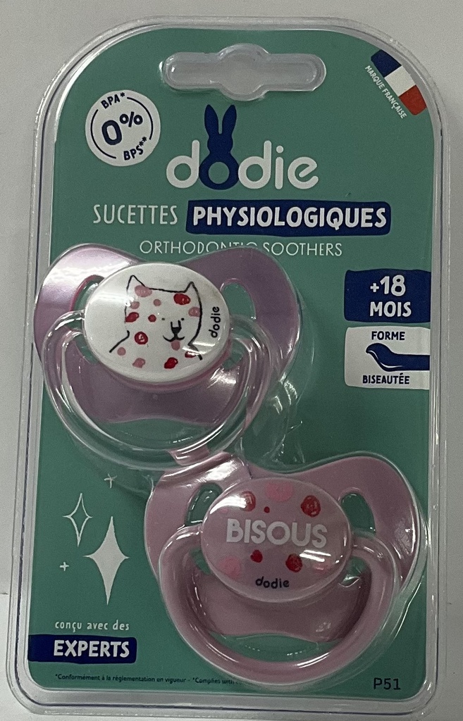 DODIE SUC P51 +18M DUO FILLE FLEURS/INDIENNE 1468/2168