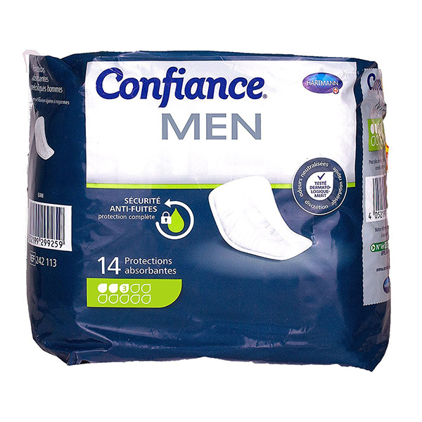 HRTM CONFIANCE MEN ABSORPTION 3 PROTECTION ABSORBANTE X14U 242113  / 242102  