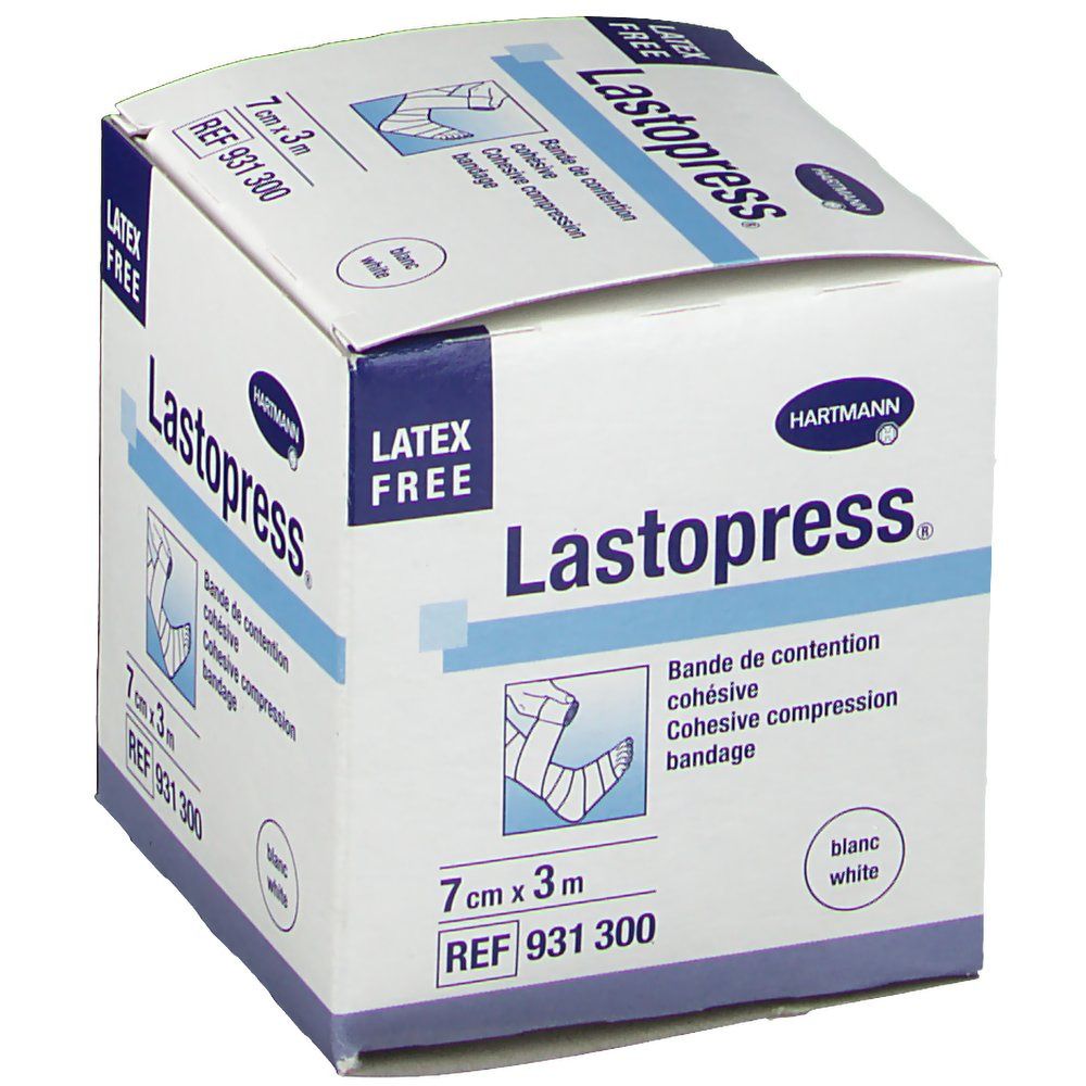 HRTM LASTOPRESS BANDE DE CONTENTION COHESIVE 7 CM X 3 M 931305        