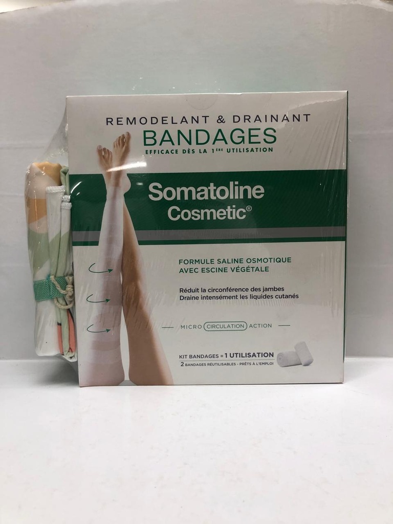 SOMATO BANDAGES REUTILISABLE REMODELANT DRAINANT KIT X2 7637       