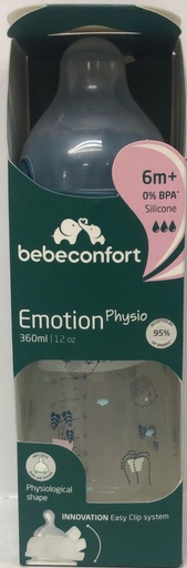 [012534] BB CONF BIB PP EMOTION PHYSIO 360 ML URBAN GARDEN BLEU 2211