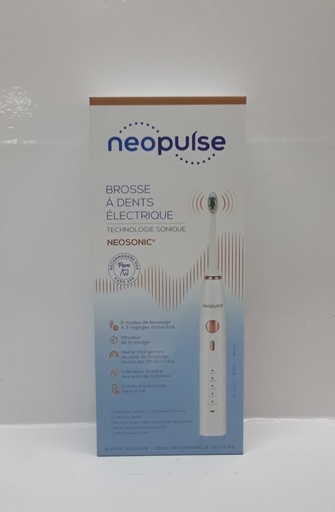 [012274] NEOPULSE BROSSE A DENTS ELECTRIQUE NEOSONIC BLANC   4191