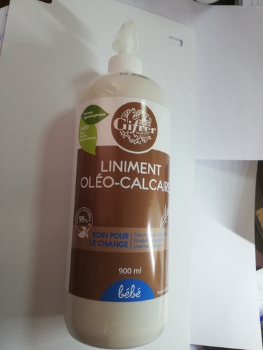 [009581] GIFRER LINIMENT OLEO-CALCAIRE HUILE OLIVE EXTRA FL POMPE 900 ML 7519         