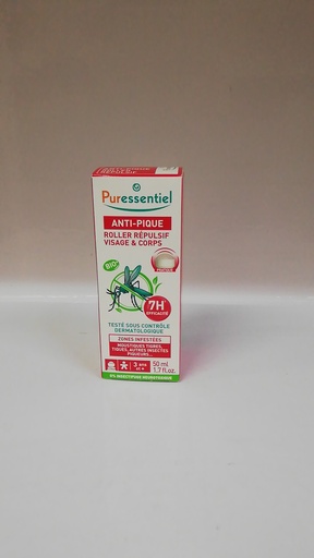 [012443] PURESS ANTI PIQUE ROLLER REPULSIF VISAGE ET CORPS 50ML 2187         