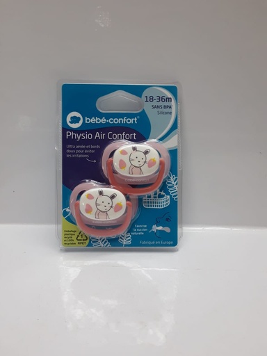 [011943] BB CONF SUC PHYSIO AIR CONF 18-36 M THE GARDENER ROSE ET JAUNE SIL X2 6914