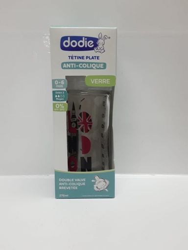 [011332] DODIE BIB SENS+ VERRE 270ML LONDON 6828