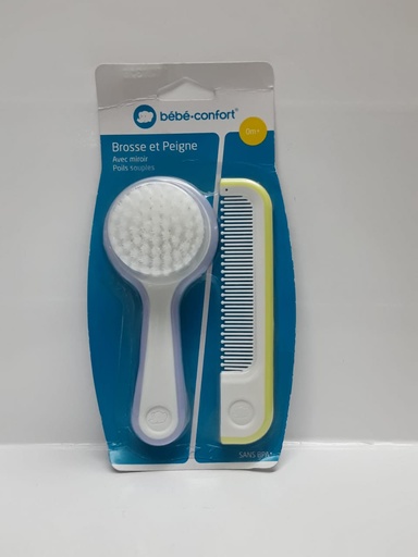 [011181] BB CONF BROSSE ET PEIGNE AVEC MIROIR PB JAUNE 4836 