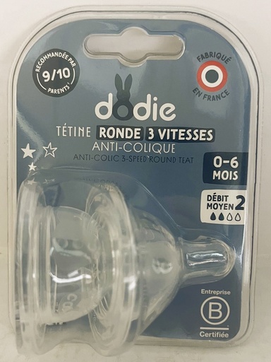 [007921] DODIE TETINE INI+ ANTI COLIQUE D2 0-6M X2 0430/6354