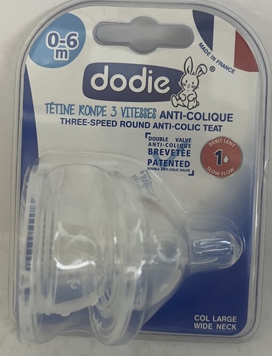 [007920] DODIE TETINE INI+ ANTI COLIQUE D1 0-6M X2 6347/0423