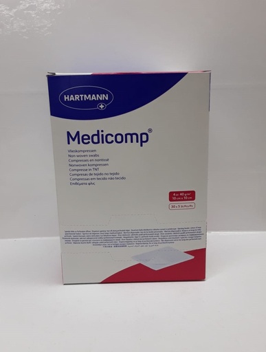 [012628] HRTM MEDICOMP S40 COMPRESSES NONTISSE STERILES B150 10*10CM  411 060